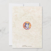 ヴィンテージサーカスパーティの招待状 招待状 (裏面)