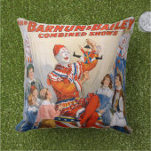 ヴィンテージサーカスピエロショー クッション (芝生)