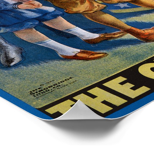 ヴィンテージサーカスピエロショー ポスター (角)