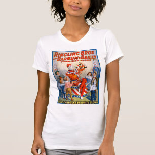 ヴィンテージサーカスピエロショー Tシャツ