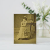 ヴィンテージサーカスフリークウーマン ポストカード (スタンド正面)