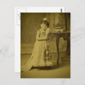 ヴィンテージサーカスフリークウーマン ポストカード (正面/裏面)