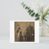 ヴィンテージサーカスフリークベアドレディ ポストカード (スタンド正面)