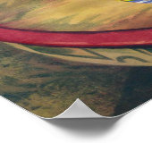 ヴィンテージサーカスホースとリングや輪Acrobat ポスター (角)