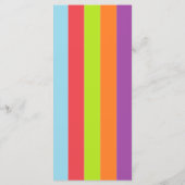 ヴィンテージサーカスポスターチルドレンの誕生日メニュー メニュー (裏面)