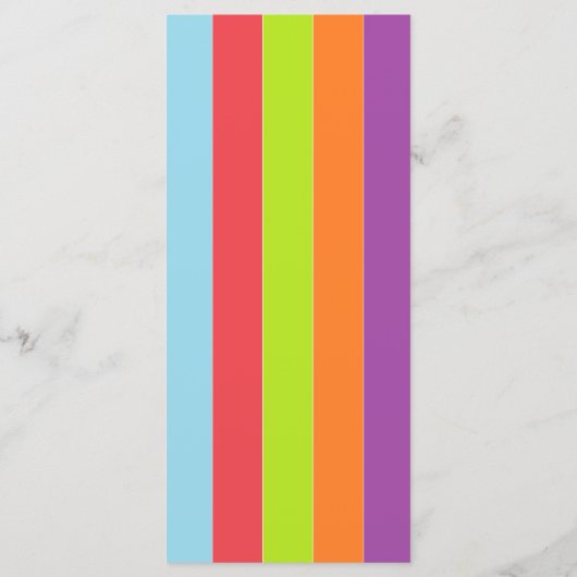 ヴィンテージサーカスポスターチルドレンの誕生日メニュー メニュー (裏面)