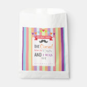 ヴィンテージサーカスポスターチルドレン誕生日パーティー フェイバーバッグ (正面)