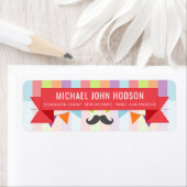 ヴィンテージサーカスポスターチルドレン誕生日パーティー ラベル (インサイチュ)