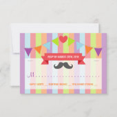 ヴィンテージサーカスポスターチルドレン誕生日RSVP 招待状 (正面)