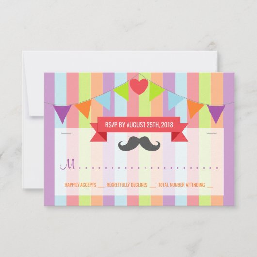 ヴィンテージサーカスポスターチルドレン誕生日RSVP 招待状 (正面)