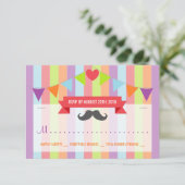 ヴィンテージサーカスポスターチルドレン誕生日RSVP 招待状 (スタンド正面)