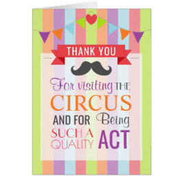 ヴィンテージサーカスポスターバースデーパーティーありがとう