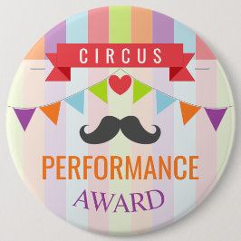 ヴィンテージサーカスポスター児童誕生会 缶バッジ