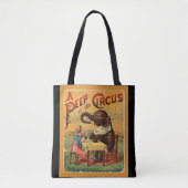 ヴィンテージサーカスポスター：サーカスエレファント トートバッグ (正面)