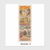 ヴィンテージサーカスポスター シール (シート)