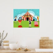 ヴィンテージサーカスポスター ポスター (キッチン)