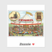 ヴィンテージサーカスポスター。C.W.パーカー。 シール (シート)