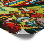 ヴィンテージサーカスポスター。C.W.パーカー。 ポスター (角)