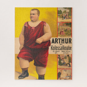 ヴィンテージサーカスポスターArthur The Colossal Kid ジグソーパズル