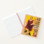 ヴィンテージサーカスポスターArthur The Colossal Kid ノートブック (内部)