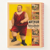 ヴィンテージサーカスポスターArthur The Colossal Kid ノートブック (裏面)