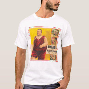 ヴィンテージサーカスポスターArthur The Colossal Kid Tシャツ