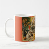 ヴィンテージサーカスマグ コーヒーマグカップ (左)