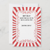 ヴィンテージサーカス招待状 招待状 (裏面)