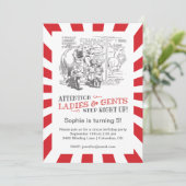 ヴィンテージサーカス誕生会 招待状 (スタンド正面)