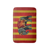 ヴィンテージサーカス象のバスマット バスマット (正面縦)