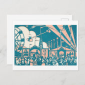 ヴィンテージサーカス/カーニバルはがき ポストカード (正面/裏面)