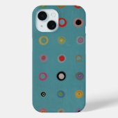 ヴィンテージサークル背景グリーンRuth Fitta Case-Mate iPhoneケース (裏面)