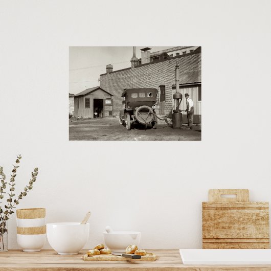 ヴィンテージサービスステーションポスター ポスター (キッチン)