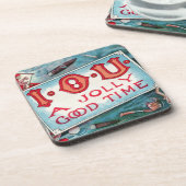 ヴィンテージサービスパーティー、賭博飲料喫煙 コースター (左側)