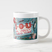 ヴィンテージサービスパーティー、賭博飲料喫煙 ジャンボコーヒーマグカップ (右)