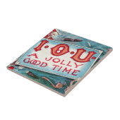 ヴィンテージサービスパーティー、賭博飲料喫煙 タイル (側面)