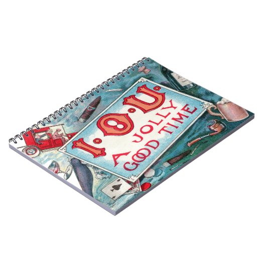 ヴィンテージサービスパーティー、賭博飲料喫煙 ノートブック (左側)