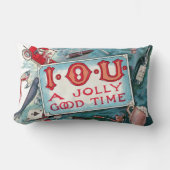 ヴィンテージサービスパーティー、賭博飲料喫煙 ランバークッション (正面)