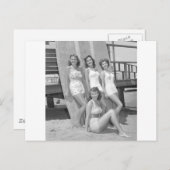 ヴィンテージサーファー ポストカード (正面/裏面)