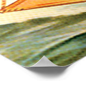 ヴィンテージサーフィンアートデコ ポスター (角)