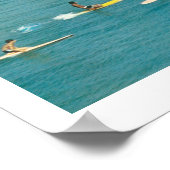 ヴィンテージサーフィンシーン，フロリダ， 1960s ポスター (角)