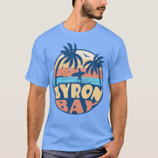 ヴィンテージサーフィンバイロンベイオーストラリアレトロサマーV Tシャツ