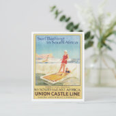 ヴィンテージサーフィン南アフリカ ポストカード (スタンド正面)