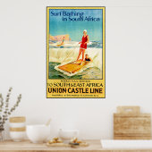 ヴィンテージサーフィン ポスター (キッチン)