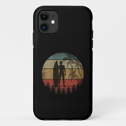 ヴィンテージサーフィン Case-Mate iPhoneケース (裏面)