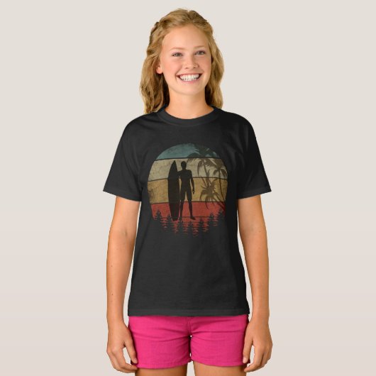 ヴィンテージサーフィン Tシャツ (正面フル)