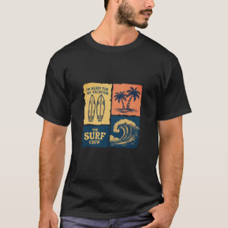 ヴィンテージサーフクルートロピカルビブグラフィックTシャツ Tシャツ