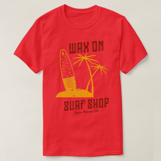 ヴィンテージサーフショップCalifornia T Tシャツ (デザイン正面)