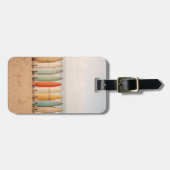 ヴィンテージサーフボードオンザビーチ ラゲッジタグ (正面横)