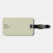 ヴィンテージサーフボードオンザビーチ ラゲッジタグ (裏面横)